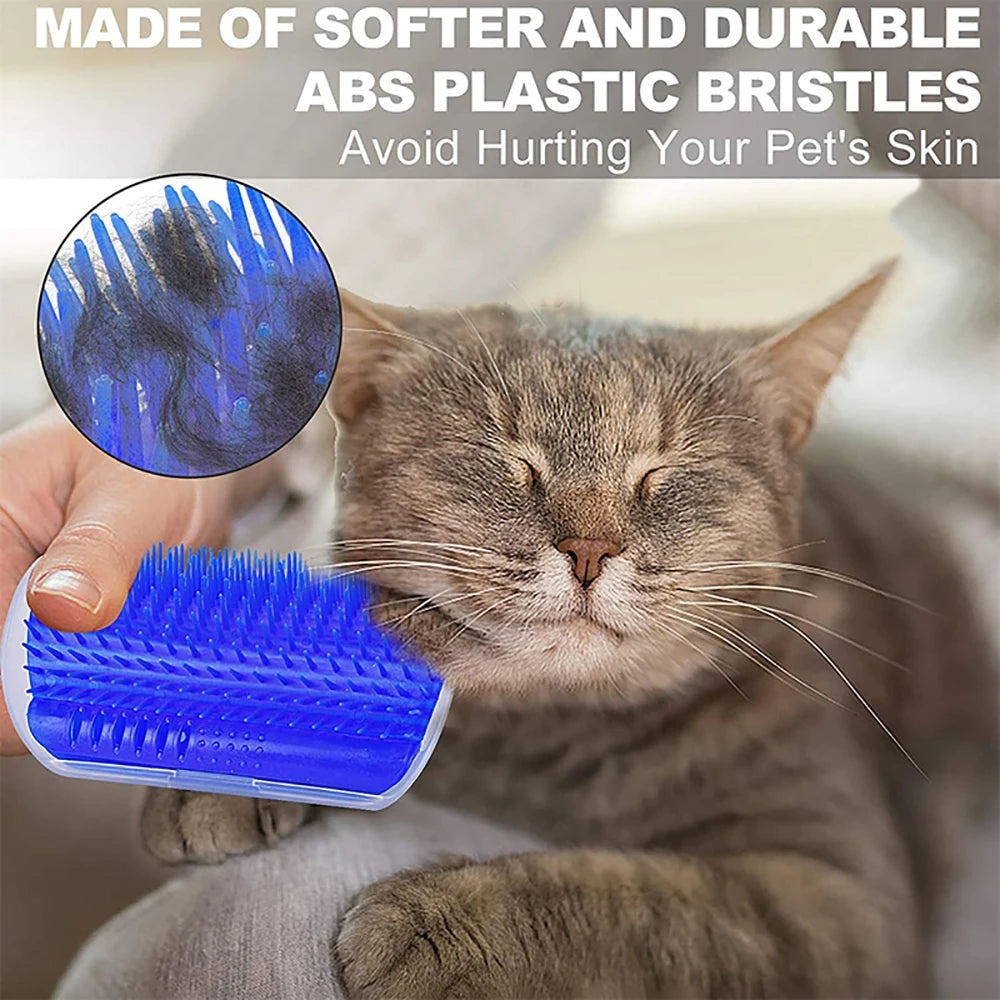 Cat Scratcher & Self-Grooming Massage Brush 🐱🪮✨