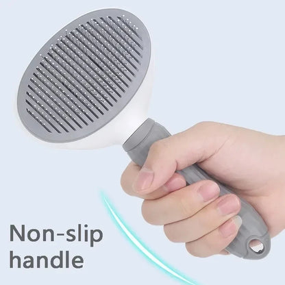 Self-Cleaning Pet Grooming Brush for Dogs & Cats 🐶🐱🪮✨ petbloomstore
