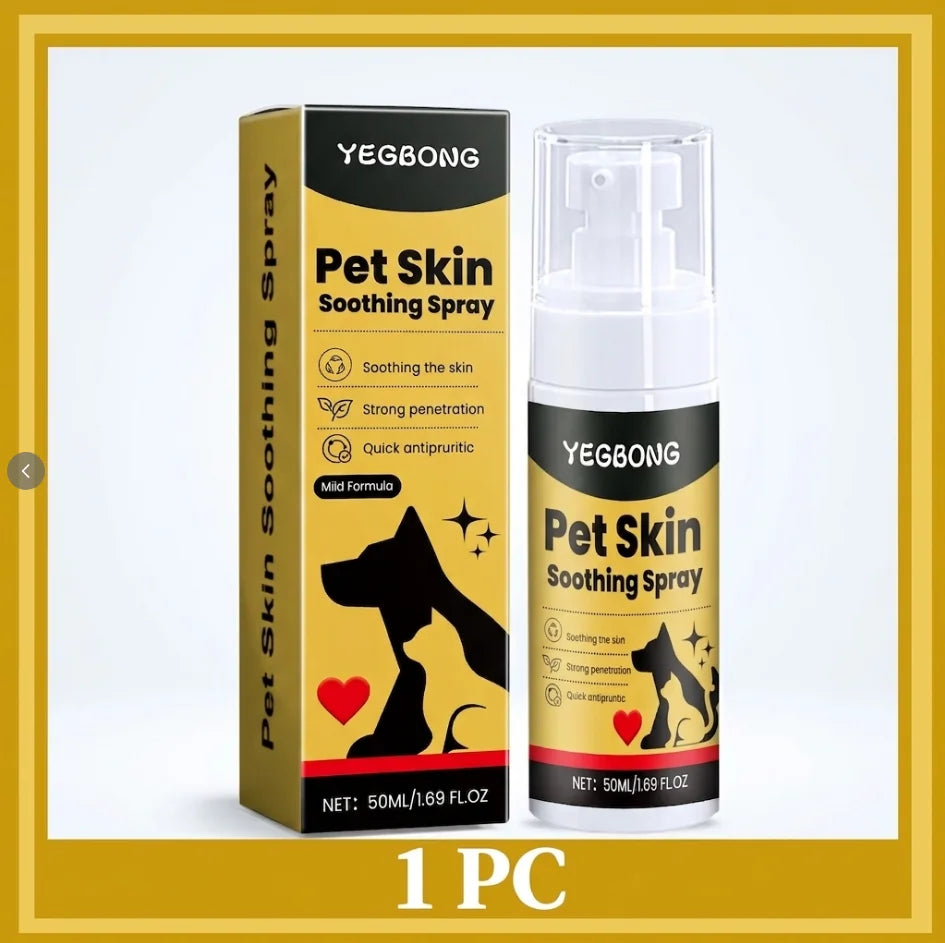 🛡️ Pet Skin Care Spray Flea & Itch Relief