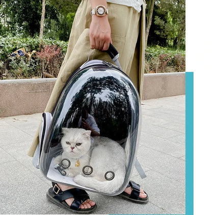 Portable Bubble Backpack for Cats & Small Pets