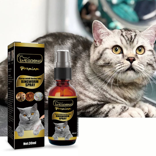 🐱 Cat Ringworm Spray Anti Itch Mite Removal