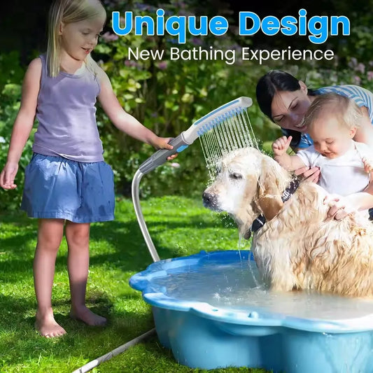 Professional Pet Shower Head & Grooming Wand 🐶🐱🚿✨