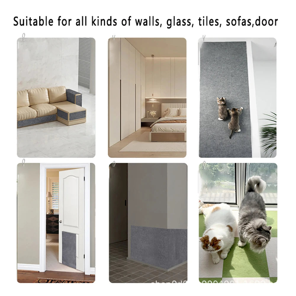 Self-Adhesive Cat Scratching Mat & Sofa Protector 🐱🛋️✨