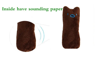 Cat Teaser Toy with Squeaky Plush Pillow 🐱✨