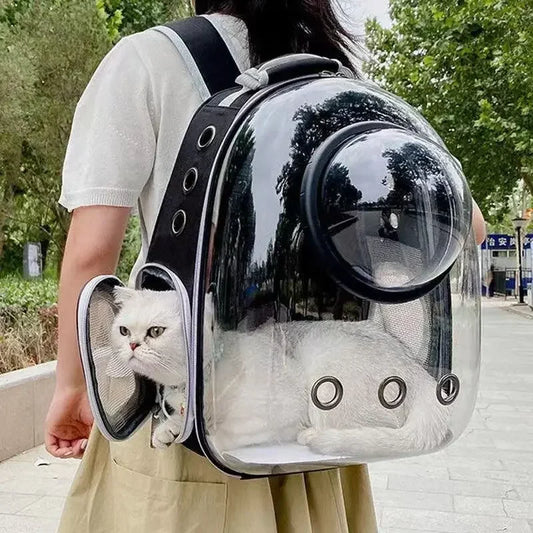 Portable Bubble Backpack for Cats & Small Pets