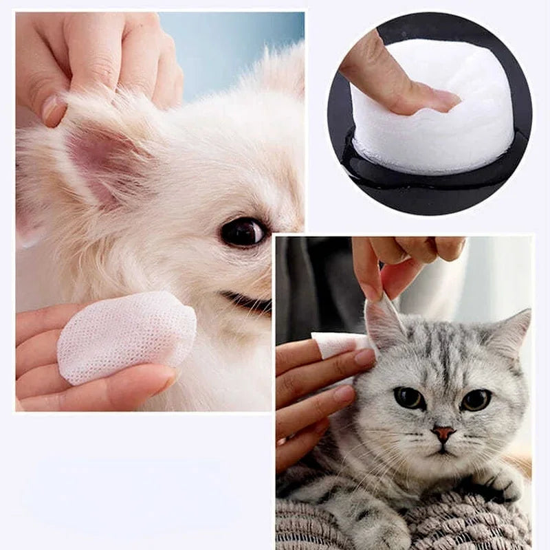 130PCS Pet Eye Cleaning Wipes & Tear Stain Remover 🐶🐱✨🧼