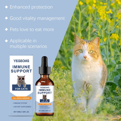 Cat Vitamin Care Drops – 50ml Daily Nutrition Supplement 🐱💧✨