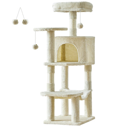 44" Multi-Level Cat Tree & Climbing Tower 🐱🌳✨
