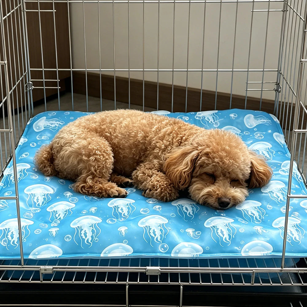 Pet Cooling Gel Mat for Dogs & Cats ❄️🐶🐱