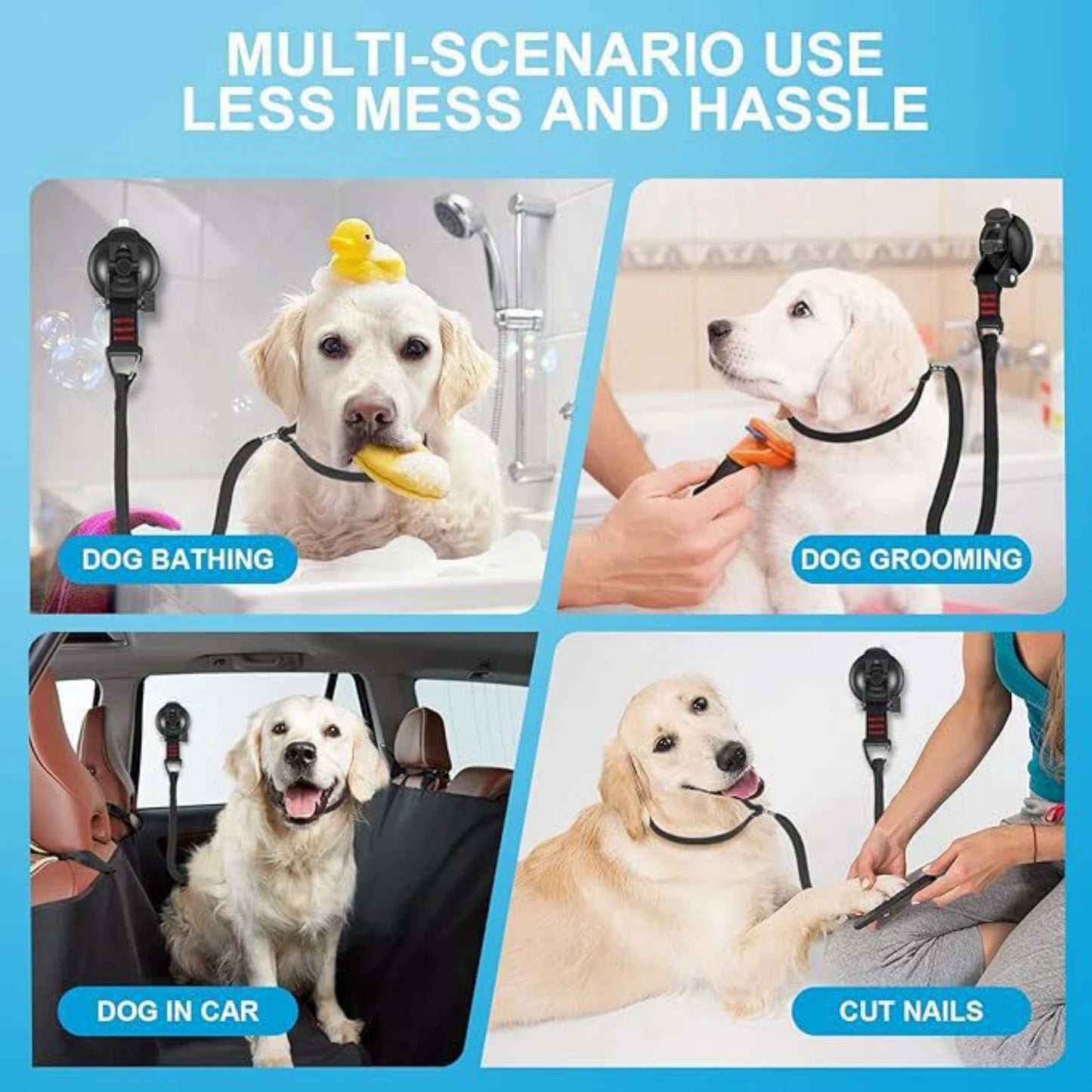 Adjustable Pet Grooming Loop & Bathing Restraint 🐶🐱🛁✨