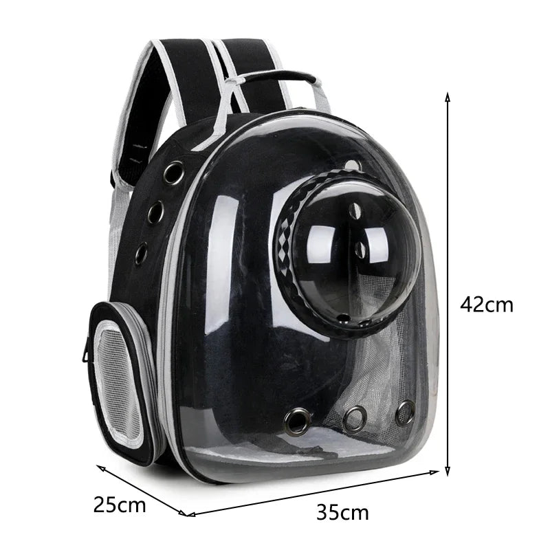 Portable Bubble Backpack for Cats & Small Pets