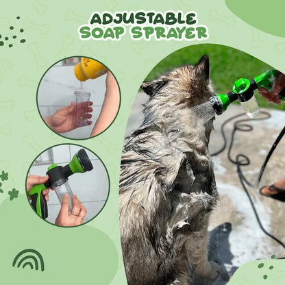 3-Mode Pet Shower Nozzle & Foam Sprayer 🐶🐱🚿✨